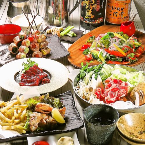 No. 1 most popular course ♪♪ All 7 dishes with all-you-can-drink for 3 hours [Yuzen Special Sukiyaki Plan] 6,500 yen → 5,500 yen