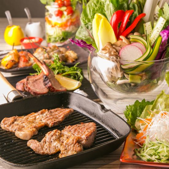 Bagna cauda vegetables Shabu-shabu vegetables steak Meat / fish dishes ♪ I'm waiting for the dojo shattering!