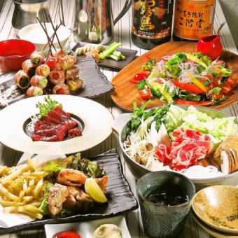 New arrival! 7 dishes with all-you-can-drink for 3 hours [Special Sukiyaki Plan] 6,500 yen → 5,500 yen