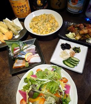 3時間飲み放題付き【遊膳特製コース】6000円→5500円