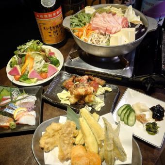 当店のおすすめ！3時間飲み放題付全8品【薬膳出汁の野菜鍋コース】7500円→7000円