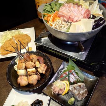 【大満足ボリューム】3時間飲み放題付き男子会コース6500円→6000円