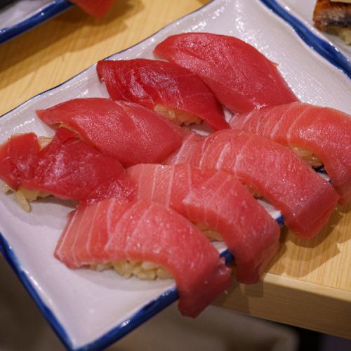 Sushi starts at 99 yen for 2 pieces!