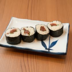 Plum and shiso rolls