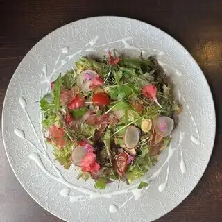 <ディナー>【有機野菜とこだわりの料理】メイン料理を選べる♪菜園コース<全8品>5000円(税込)