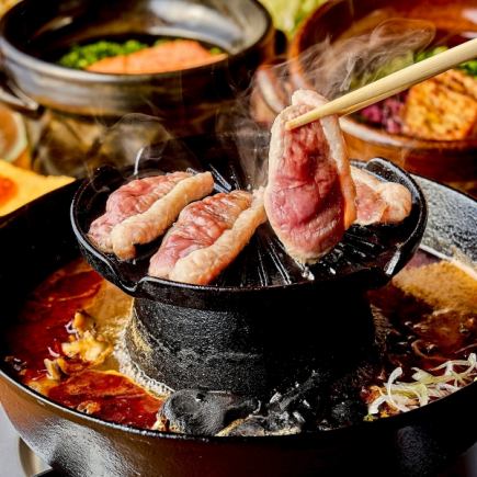 ●来福コース●選べるメインは鴨焼きしゃぶor鴨と野菜の蒸篭/2.5時間飲み放題付き10品6,500円