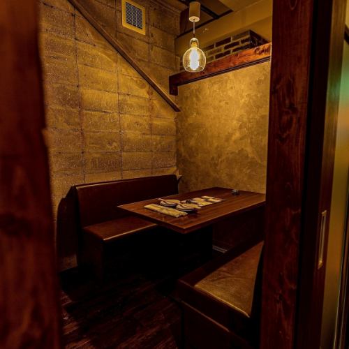 個室タイプのお席なので周りのお客様を気にすることなく、ごゆっくりお過ごしいただけます。クーポンご利用で、メッセージ入りデザートプレートプレゼント♪名古屋での女子会・誕生日会なら当店で!!