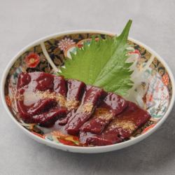 [Beef] Legal beef liver sashimi with Otogi sesame oil