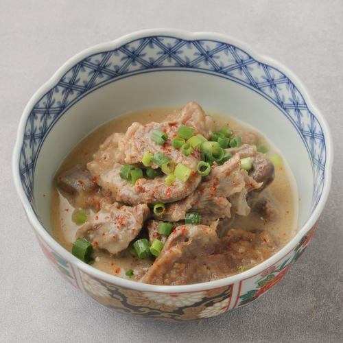 Beef tongue tendon stew