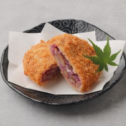 Red potato croquette