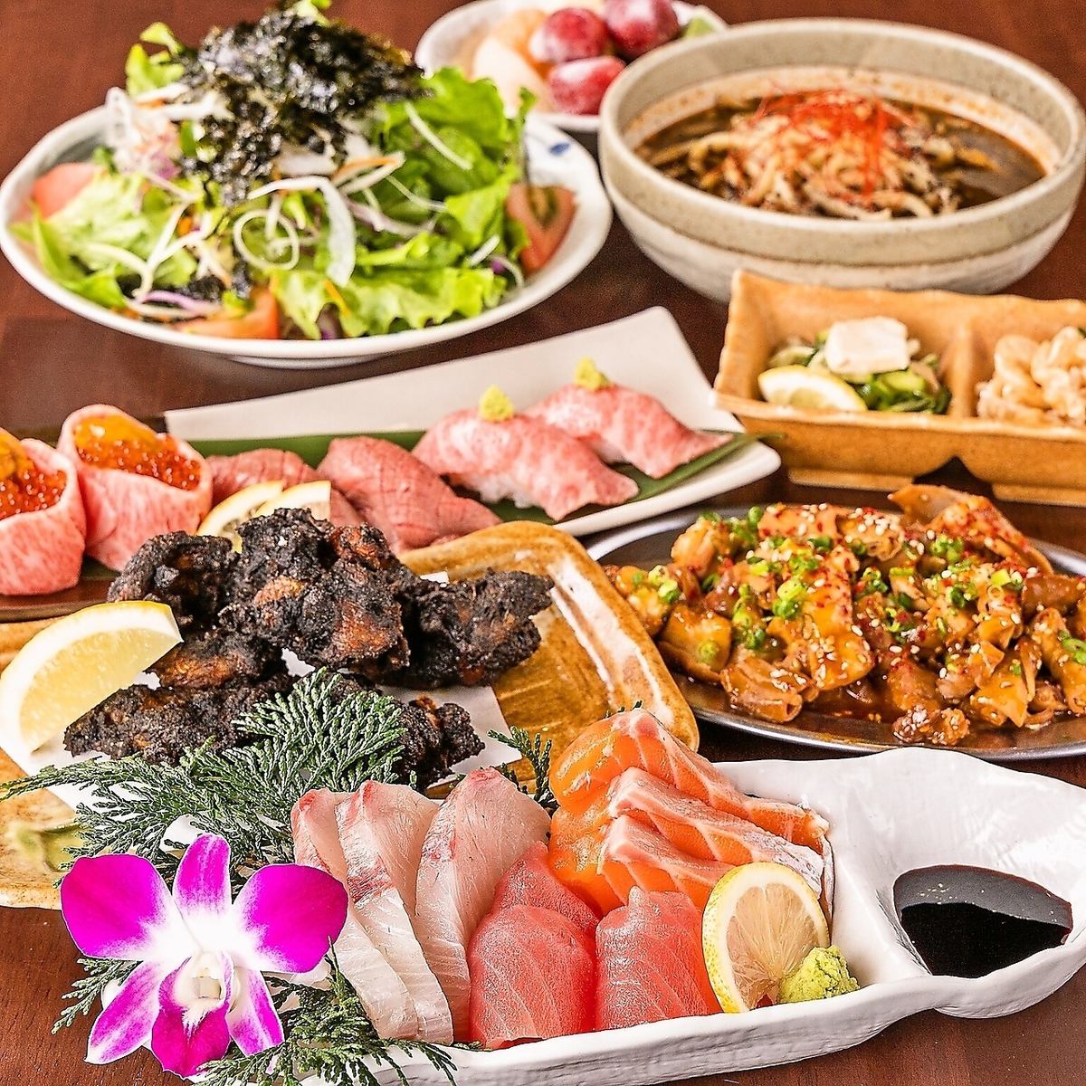 [3 minutes from Umeda ♪ Opens at 16:00] All-you-can-drink single item 550 yen~★Enjoy both meat and fish~♪