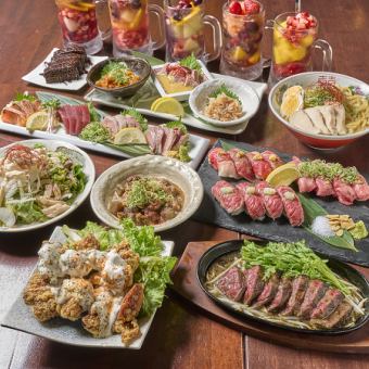 【2h】食べ飲み放題《串カツ/肉寿司/焼き鳥/鍋 》約70種 ◇プレミアム【期間限定】4000円(税込)
