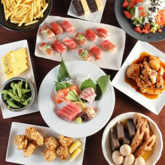 Luxury course without hotpot, 16 dishes, all-you-can-drink, 4,500 yen (tax included)