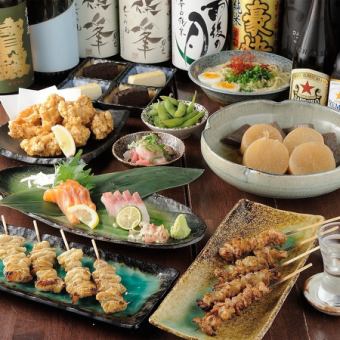 [No hot pot] Chicken course 4,000 yen (tax included)