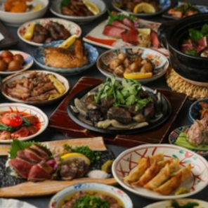 All-you-can-eat and drink 120 items [3,500 yen]