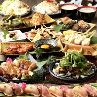 [All-you-can-eat and drink ice cream, frozen fruit, and draft beer included] Black Luxury Chicken Feast Course: 5,000 yen