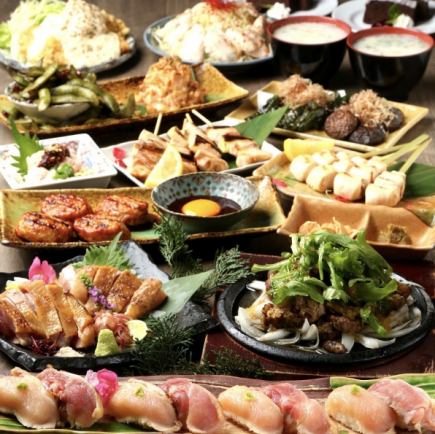 [All-you-can-eat and drink ice cream, frozen fruit, and draft beer included] Black Luxury Chicken Feast Course: 5,000 yen