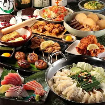 [Groups Welcome◎] Standard 2-hour all-you-can-drink included ◇ Premium course with hot pot (4500 yen including tax)
