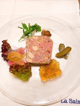 Barbary duck terrine from Brittany, France