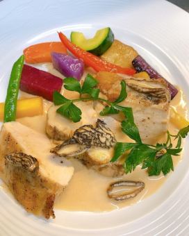 【旬の食材を使ったシェフのおまかせコース】