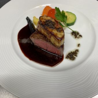 イタリア産フレッシュ黒トリュフとキャビアのスペシャルコース