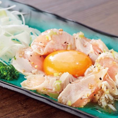＜フェア限定＞月見鶏ささみユッケ
