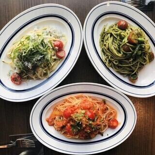 選べるパスタとメイン!ドルチェ付き欲張りコース5品2500円(税込)