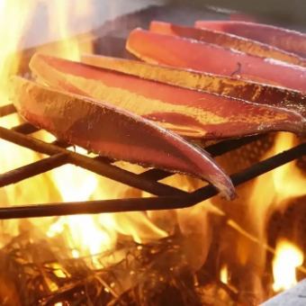 <2-hour all-you-can-drink included> "Seared Bonito over Straw" Course!