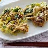 銀杏と茸のかき揚げ