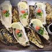 生牡蠣ポン酢 又は 焼き牡蠣（お一つご注文いただけます。）