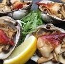 北寄貝と茸のガーリック炒め