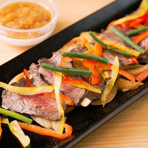 えぞ鹿おろし香味昆布ぽん酢