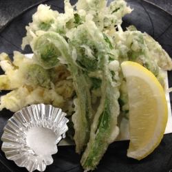 春野菜の天婦羅