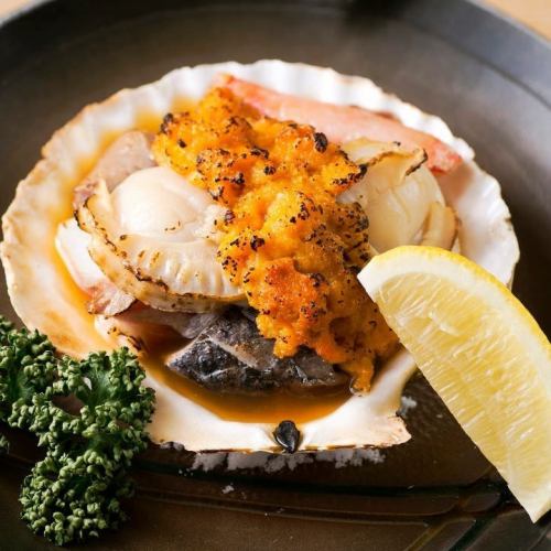 海や海鮮焼き