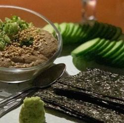 蟹肉味噌汤（配海带、黄瓜和芥末）