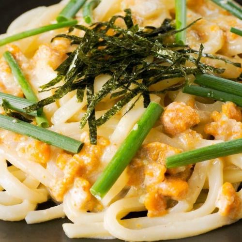 うにクリーム讃岐うどん