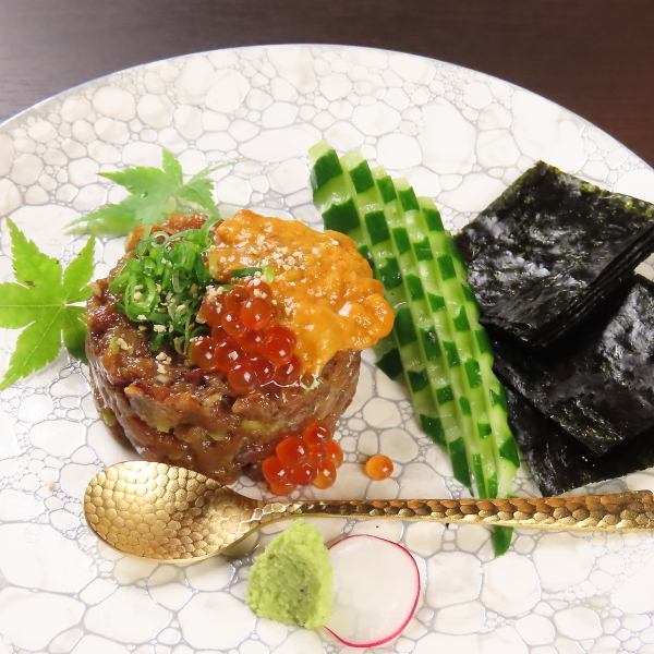 贅沢なめろう※その日の仕入れによりお魚変わります。