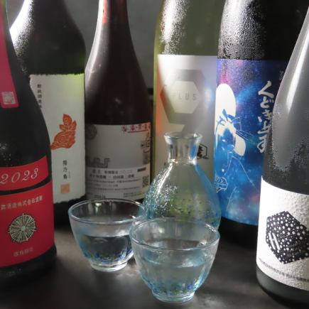 【平日限定90分】おすすめ日本酒プレミアム単品飲み放題3500円⇒3000円(税込)【日~木】