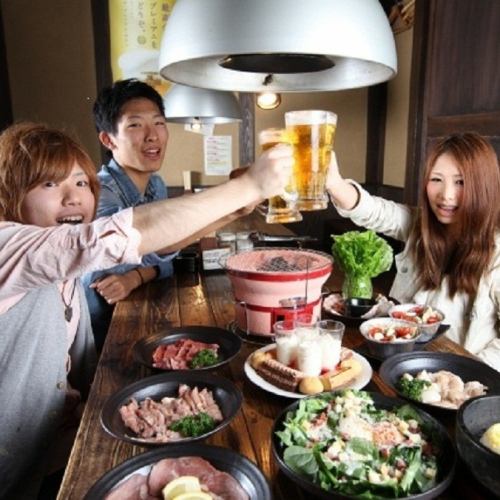 All-you-can-drink course from 3,980 yen