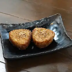 〆の焼きおにぎり