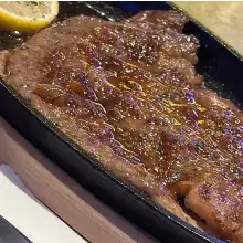 鉄板リブロースステーキ
