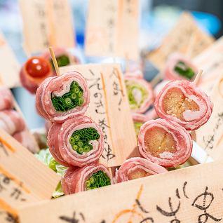 在福岡女性中頗受歡迎的Uzumaki的“蔬菜串”