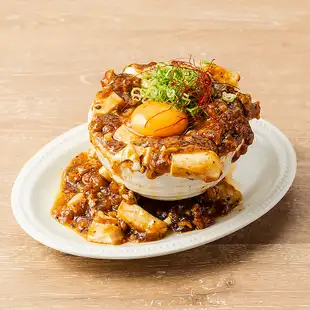 麻婆豆腐配满满的豆沙