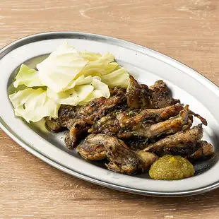 Grilled chicken neck