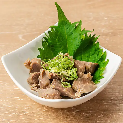 砂ずりのねぎ塩和え