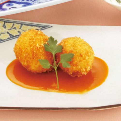 Spiny lobster cream croquette (3 pieces)