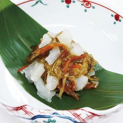 Matsumaezuke of red sea bream