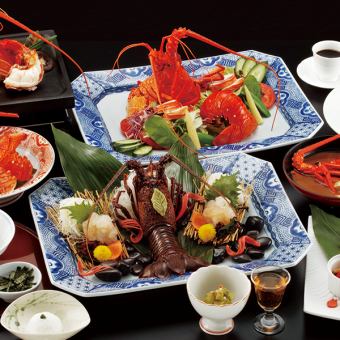 【보물 배(타카부네)】이세 새우의 오도리야키・잡아 초밥・활동 등, 사치를 다한 전 12품