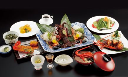 【키치죠(키쇼)】이세 새우의 모습 구이·활동·크림 고로케 등 전 11품