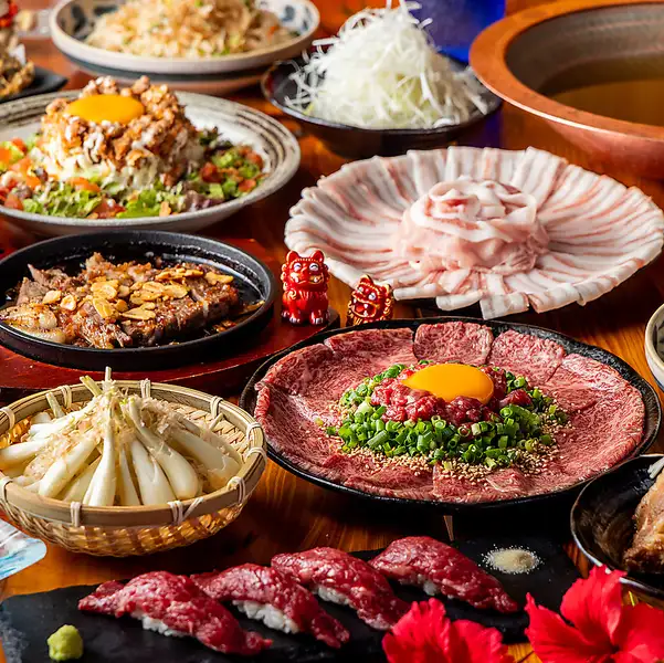 【貸切30~60名様】国際通り・牧志の宴会に!沖縄料理×飲み放題付きコース